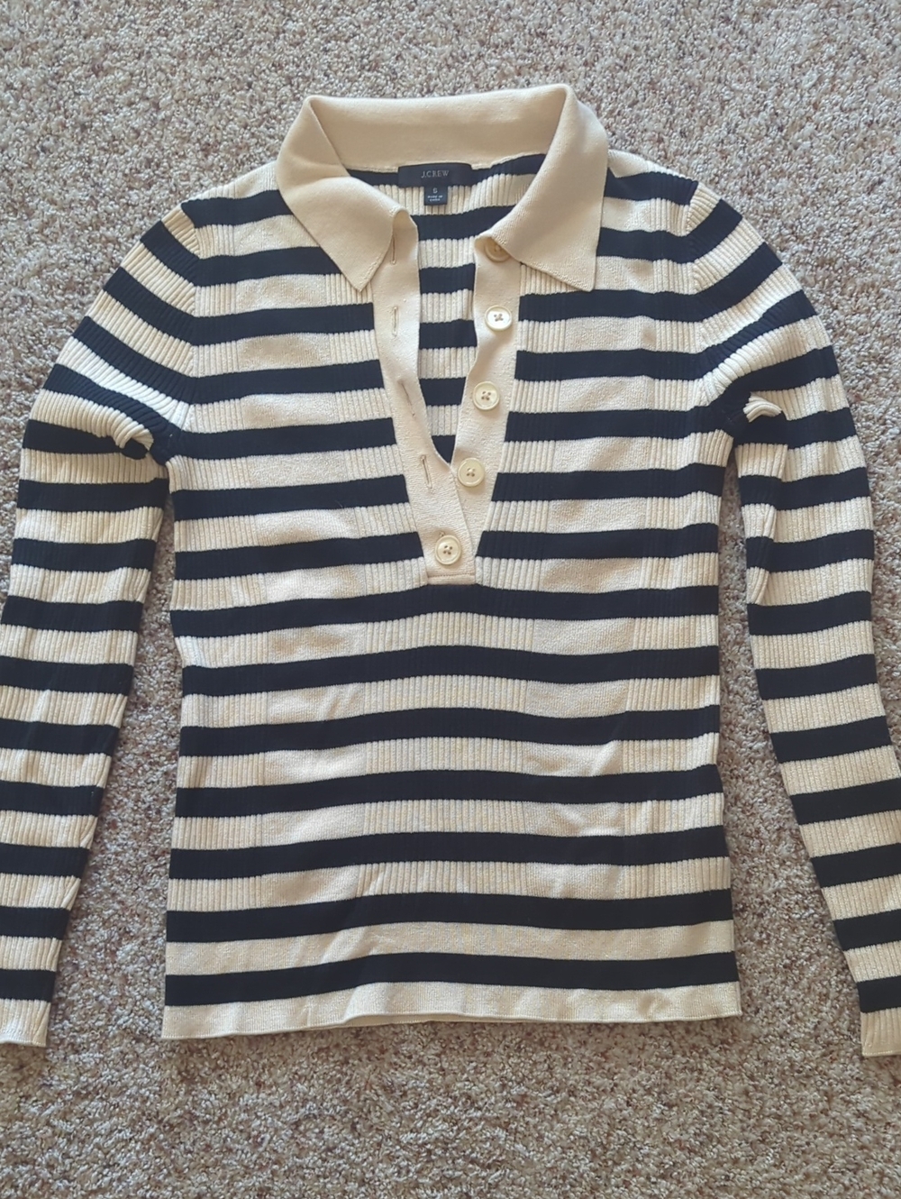 J Crew Striped Sweater Small